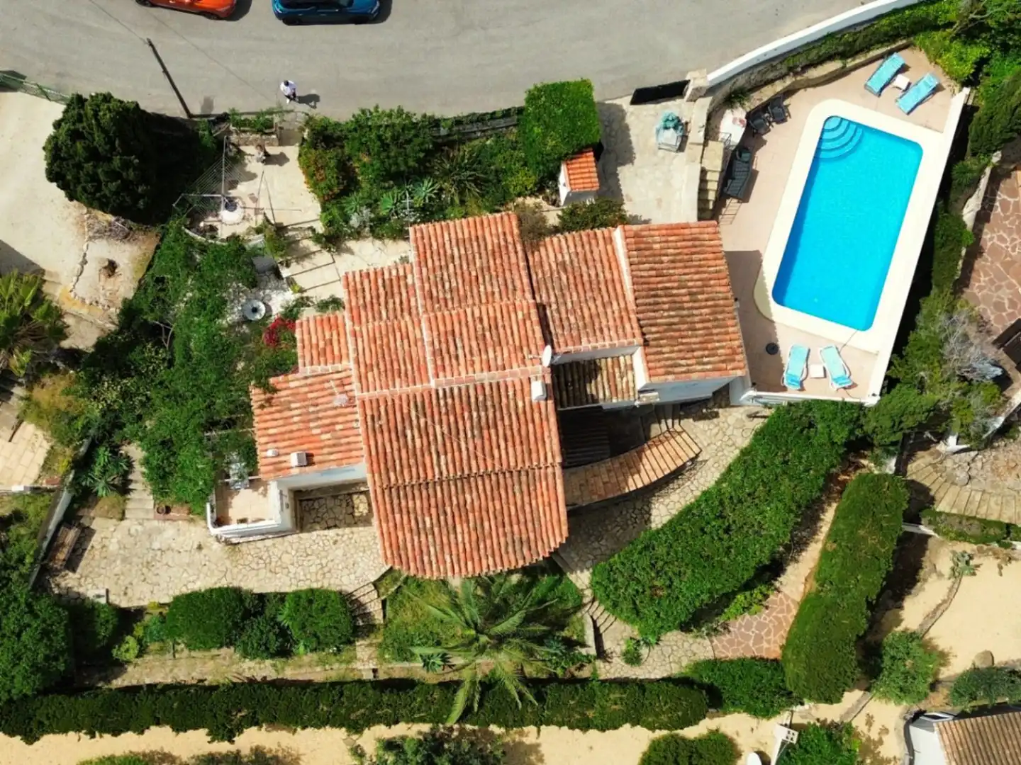Vista exterior de Casa o chalet en venta en Jávea / Xàbia con Aire acondicionado, Calefacción y Piscina
