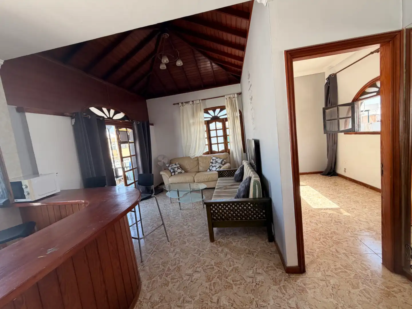 Sala de estar de Piso en venta en San Bartolomé con Balcón