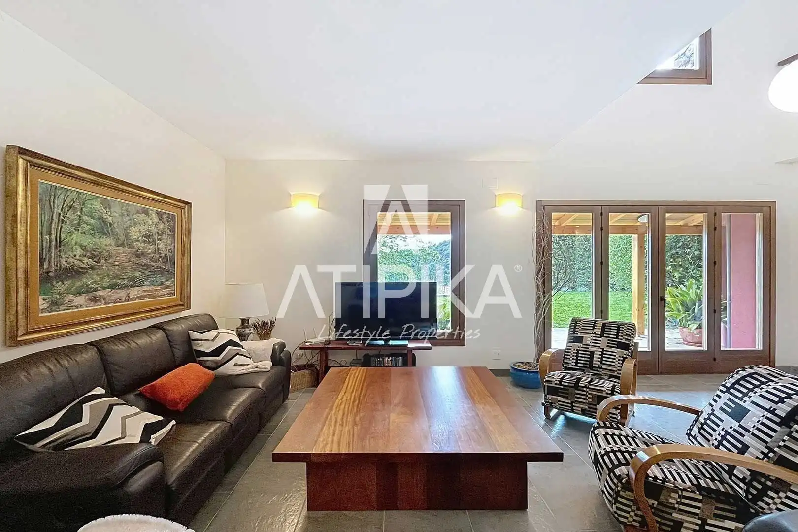 Sala de estar de Casa o chalet en venta en Gallifa con Calefacción, Terraza y Trastero