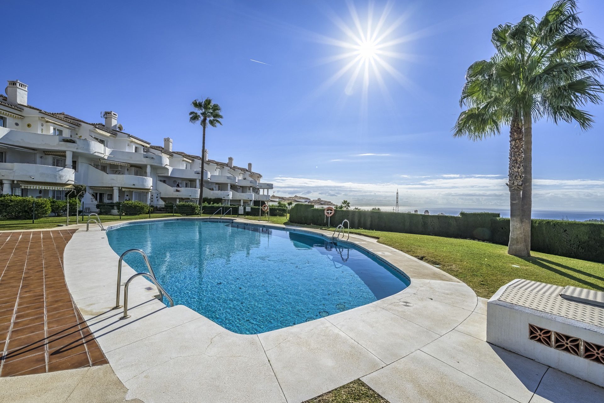Jardí de Àtic en venda en Mijas amb Aire condicionat, Terrassa i Piscina
