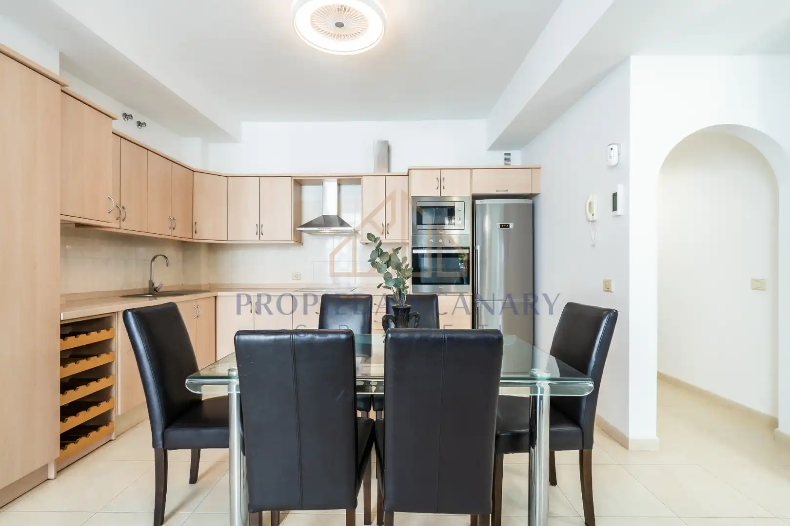 Kitchen of Flat for rent in La Victoria de Acentejo  with Storage room, Furnished and Oven