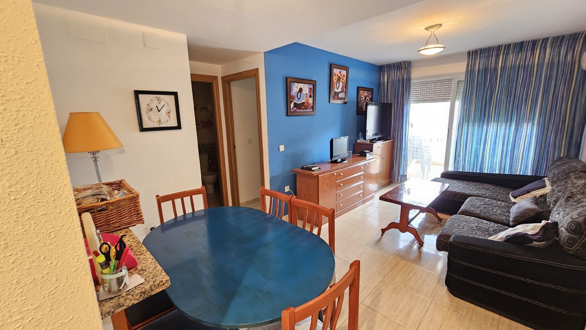 Sala d'estar de Apartament en venda en Oropesa del Mar / Orpesa amb Aire condicionat, Calefacció i Terrassa