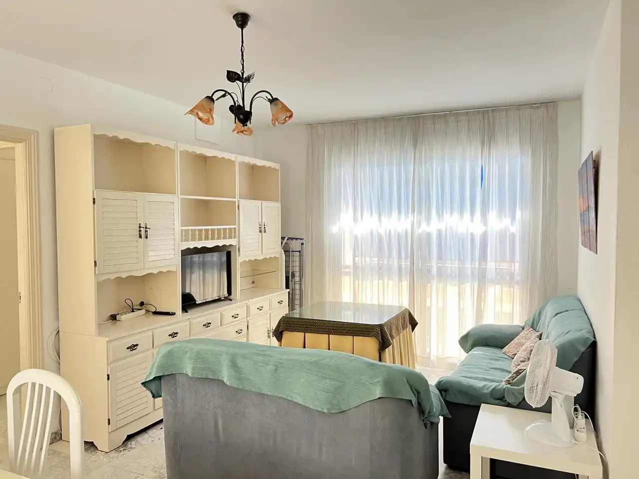 Sala de estar de Piso de alquiler en Málaga con Aire acondicionado y Amueblado