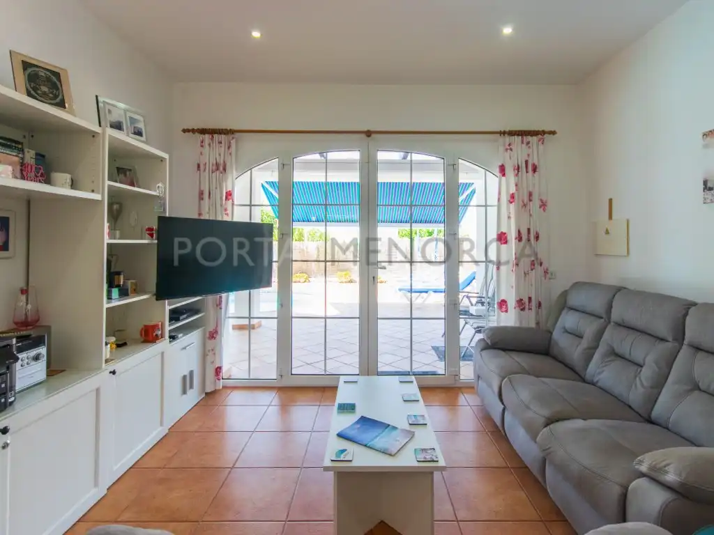 Living room of Houses for sale in Alaior  with Air Conditioner and Swimming Pool