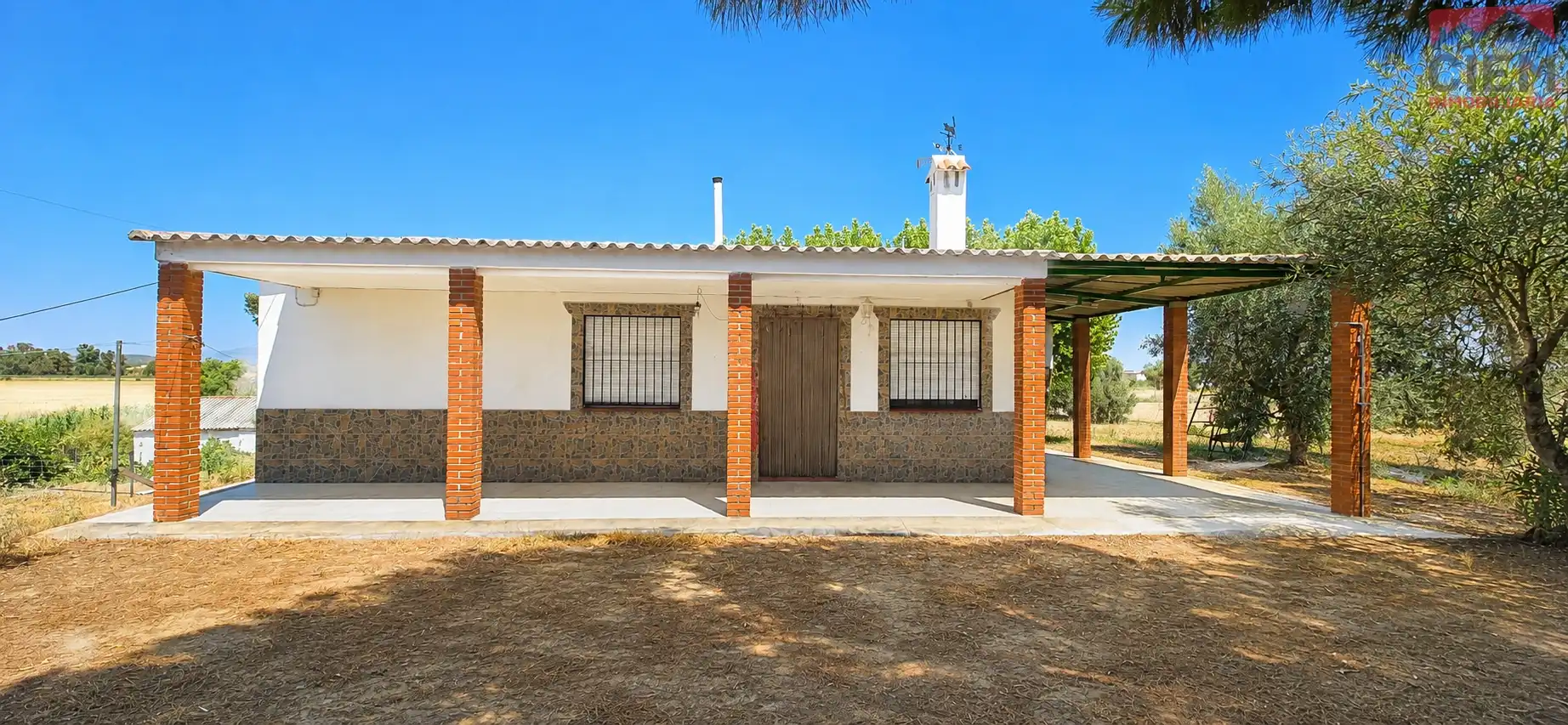 Vista exterior de Casa o chalet en venta en Miajadas con Aire acondicionado, Amueblado y Horno