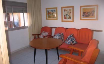 Living room of Flat to rent in  Granada Capital  with Furnished, Washing machine and Microwave