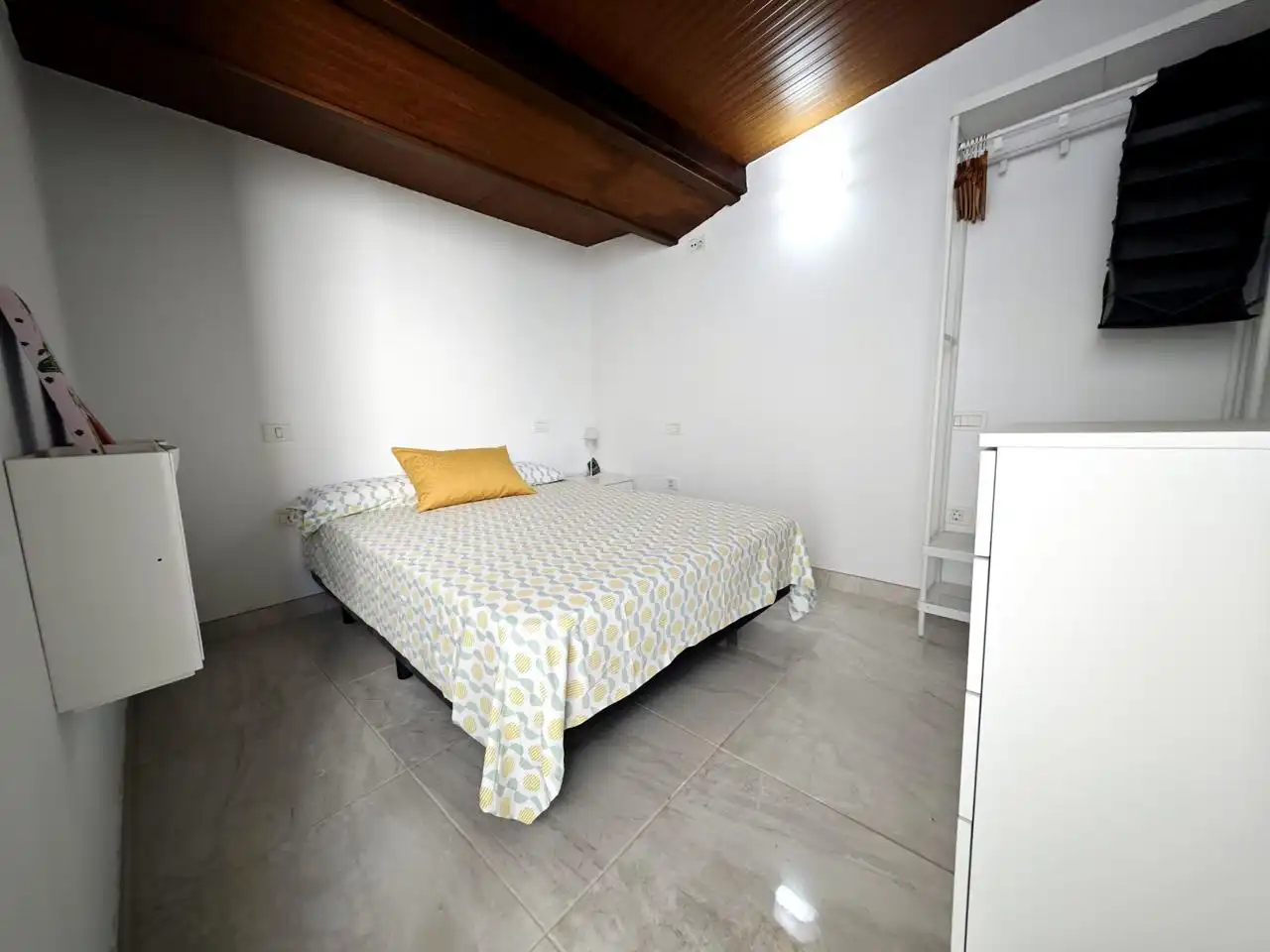 Bedroom of Flat for rent in San Bartolomé de Tirajana  with Air Conditioner, Terrace and Furnished