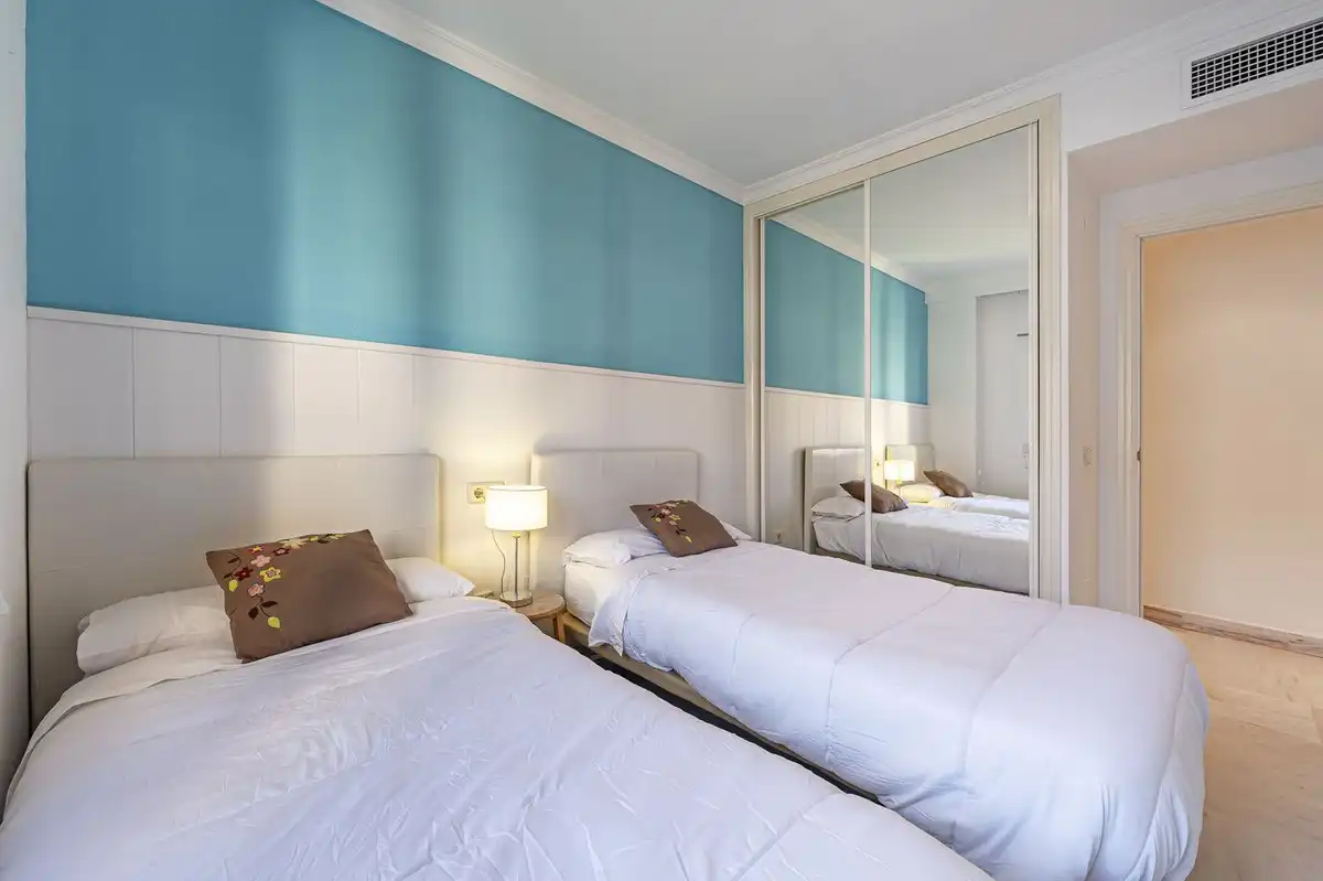 Bedroom of Apartments for rent in Marbella  with Air Conditioner, Furnished and Pets allowed