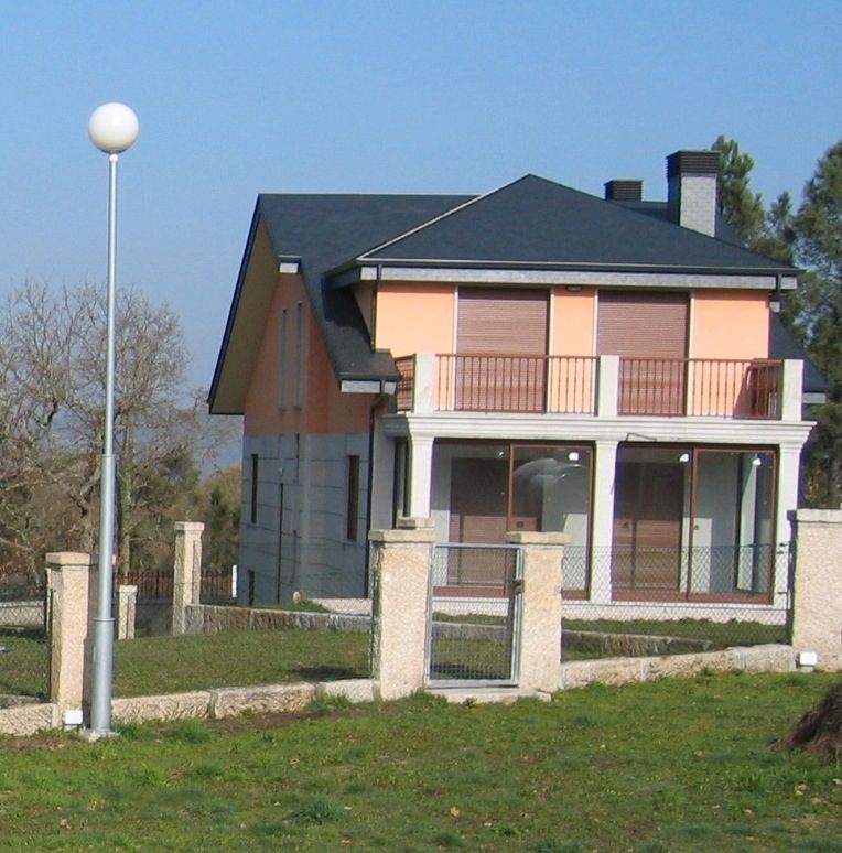 Vista exterior de Casa o xalet de lloguer en Piñor amb Calefacció, Terrassa i Forn