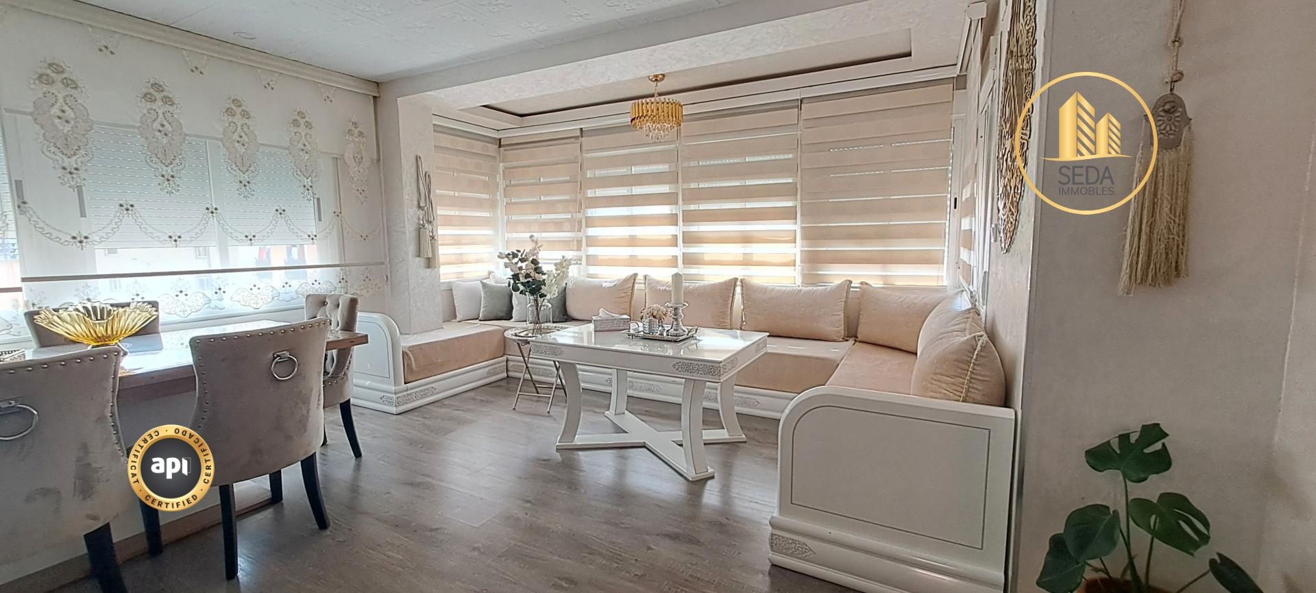 Sala de estar de Ático en venta en Terrassa con Calefacción, Parquet y Terraza