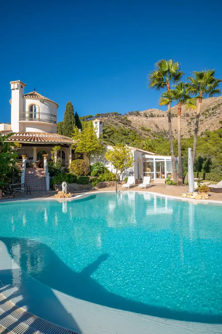 Piscina de Casa o xalet en venda en Mijas amb Terrassa