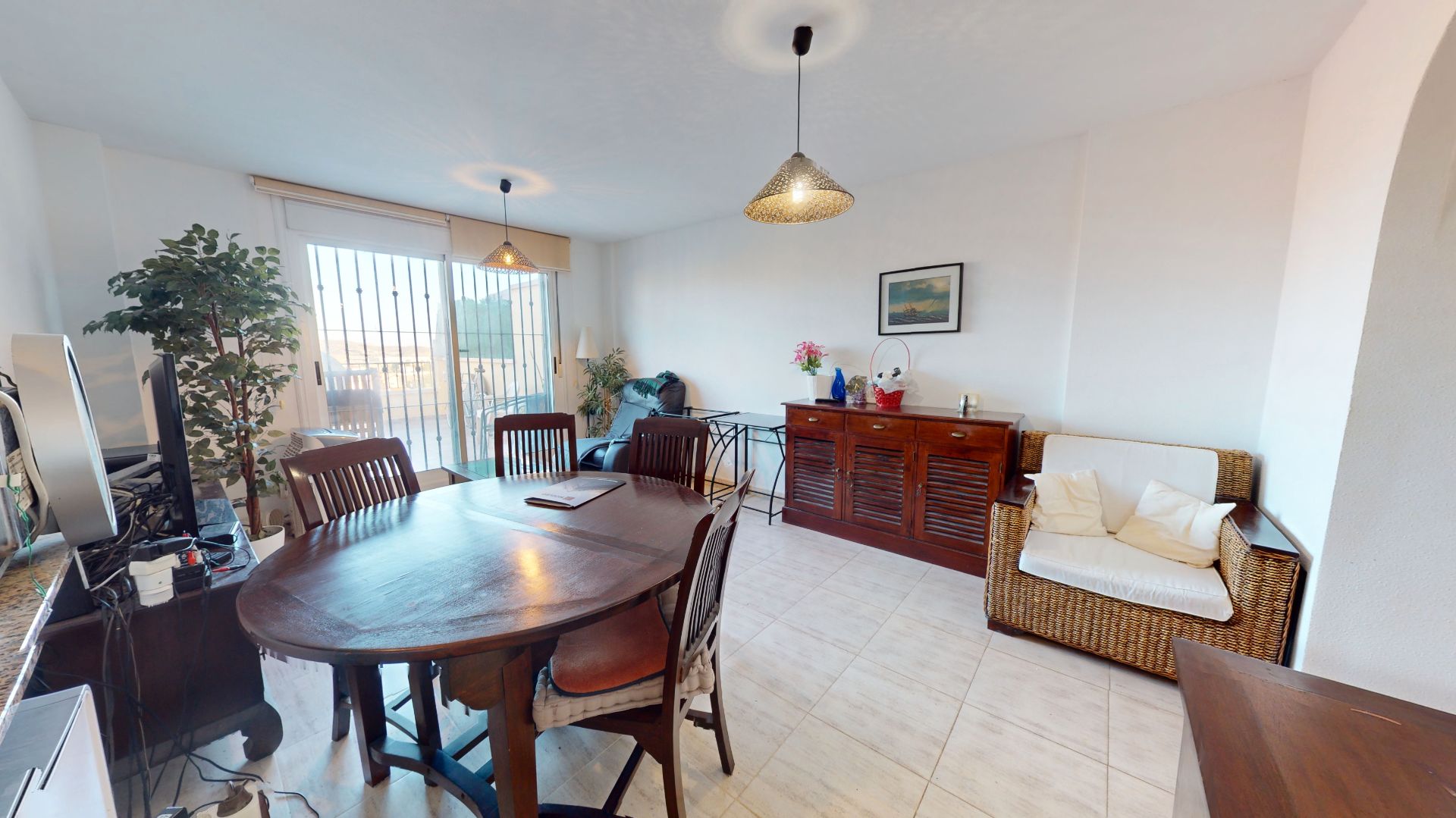 Dining room of Single-family semi-detached for sale in Mutxamel  with Terrace and Community pool