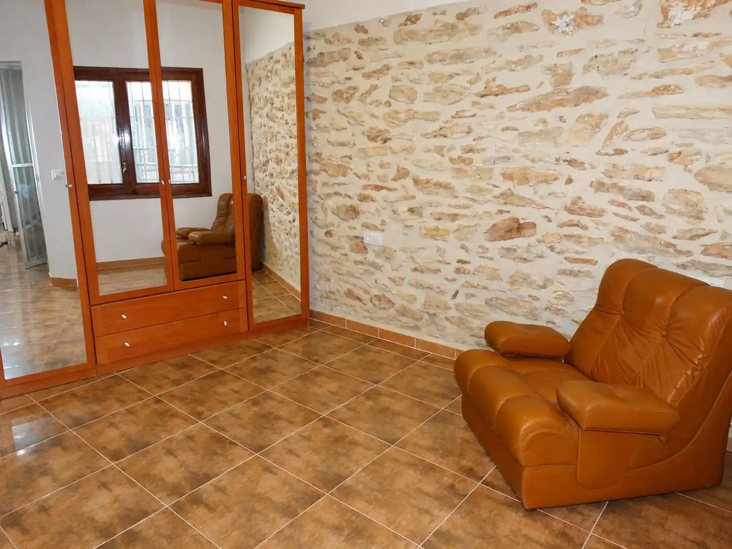 Living room of Ground floor for sale in Amposta  with Terrace, Storage room and Furnished