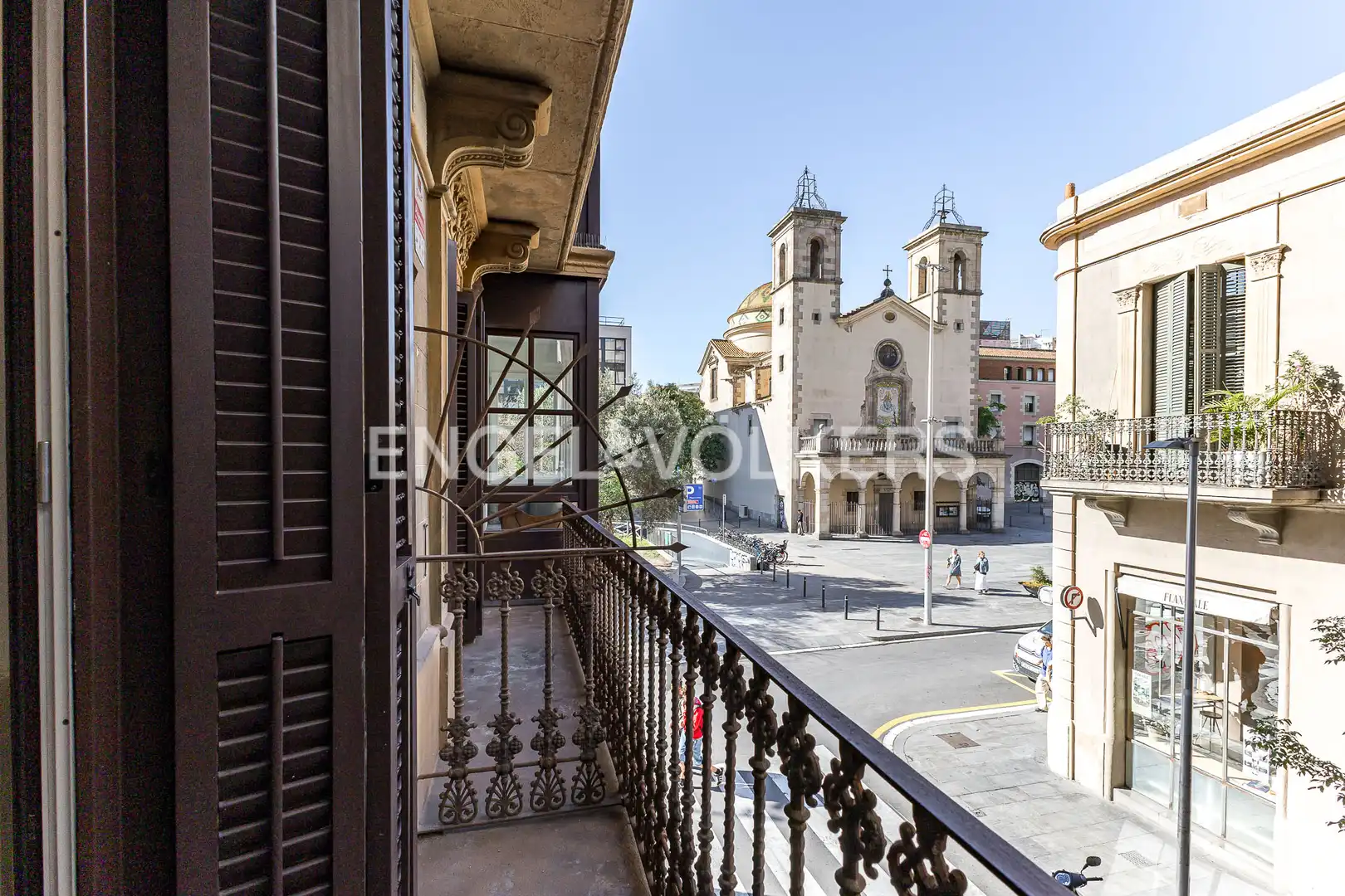 Vista exterior de Pis de lloguer en Barcelona amb Aire condicionat, Calefacció i Jardí privat