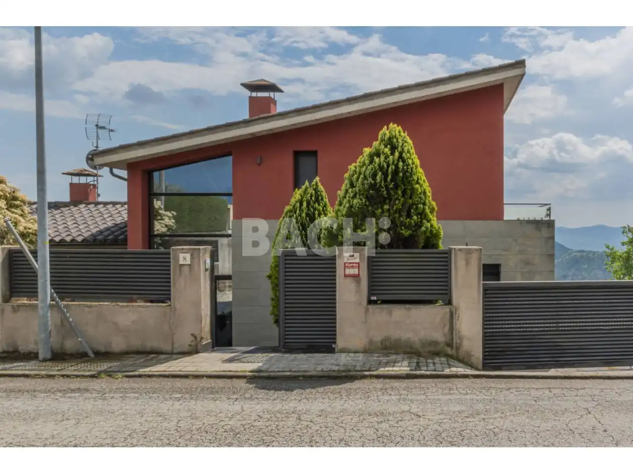 Vista exterior de Casa o chalet en venta en Gurb con Calefacción, Jardín privado y Terraza