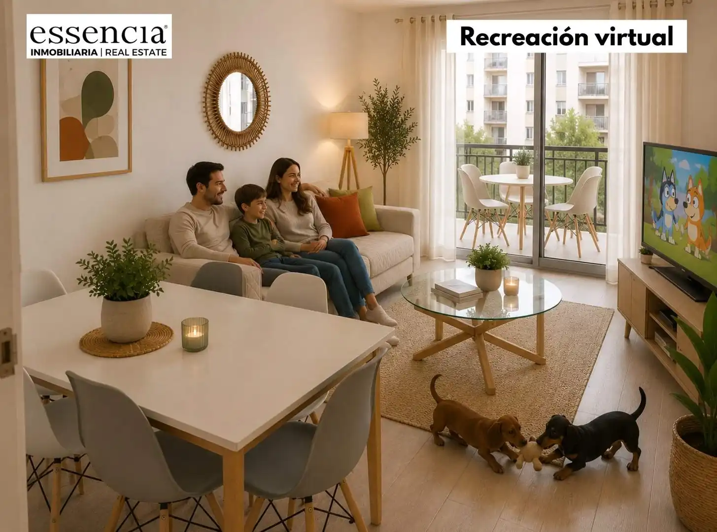 Sala de estar de Apartamento en venta en Gandia con Jardín privado, Terraza y Balcón