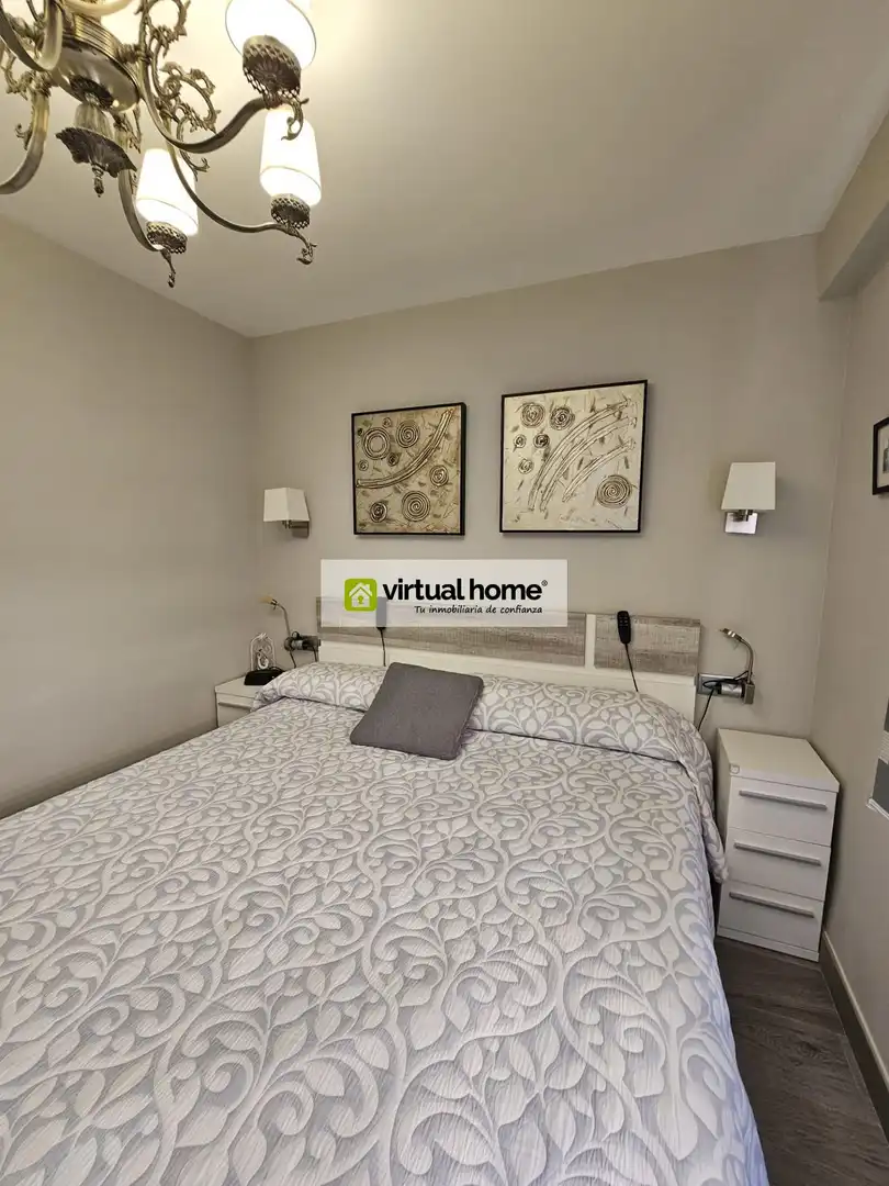 Schlafzimmer von Wohnung zum Verkauf in Benidorm mit Klimaanlage, Terrasse und Möbliert