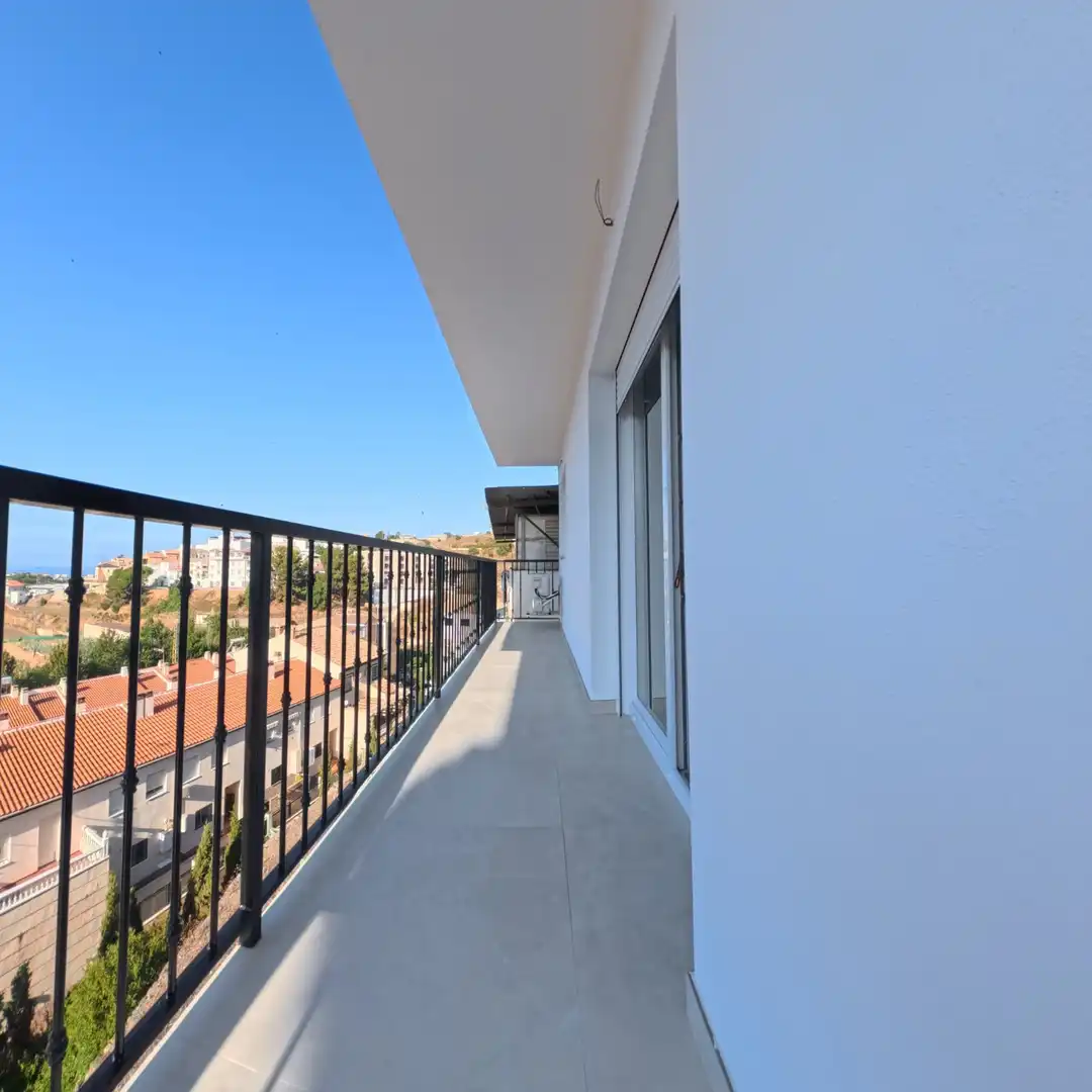 Terrassa de Apartament de lloguer en Algarrobo amb Aire condicionat, Calefacció i Moblat