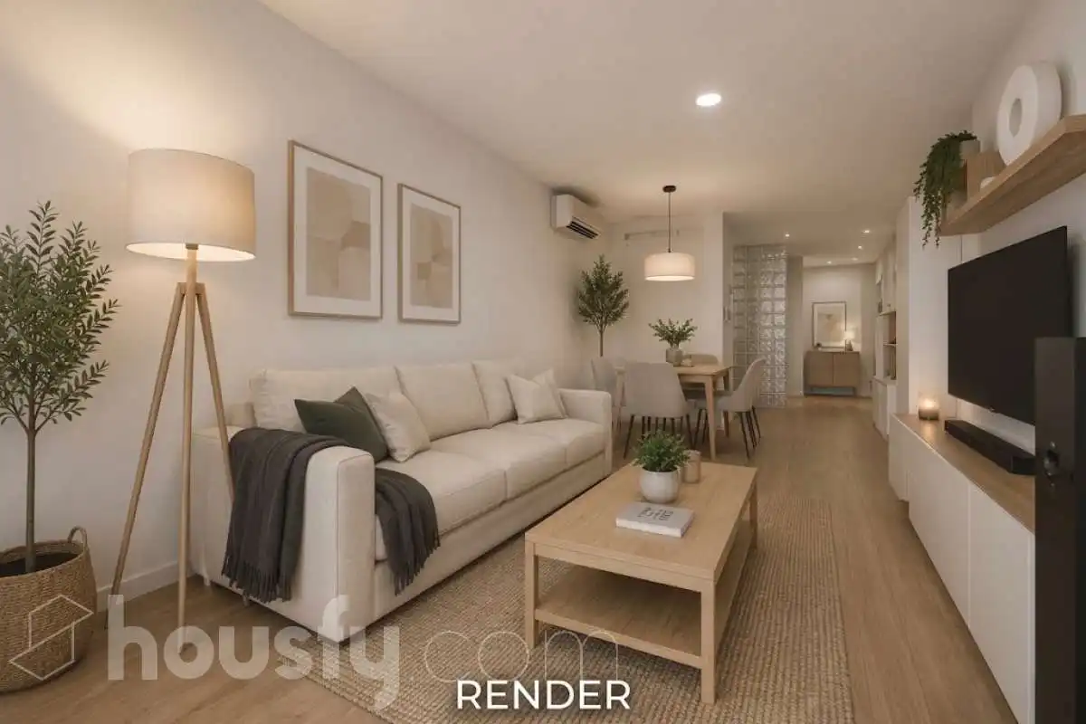 Living room of Flat for sale in El Prat de Llobregat  with Air Conditioner, Heating and Terrace