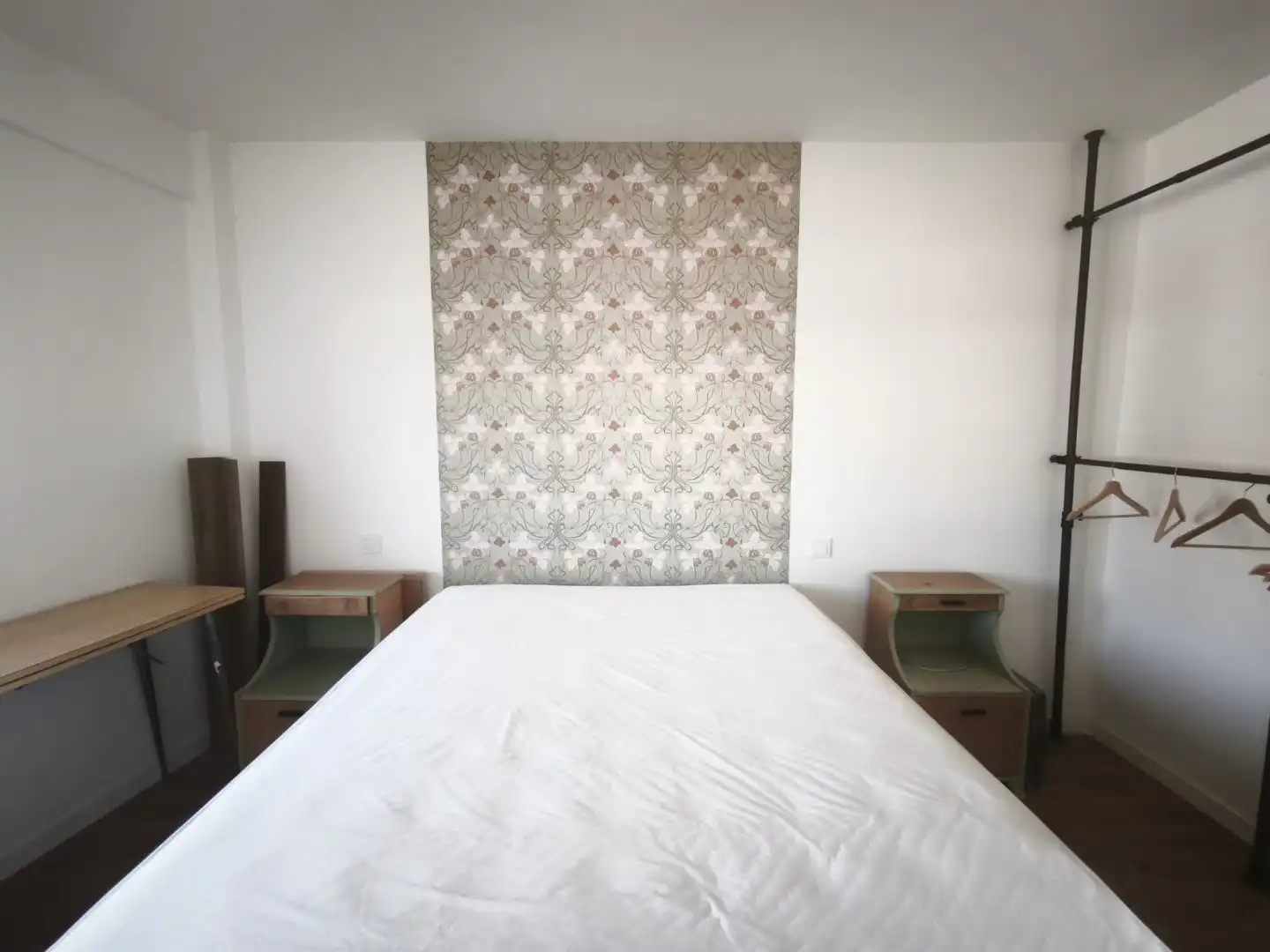 Schlafzimmer von Wohnung zur Miete in  Madrid Capital mit Klimaanlage und Balkon
