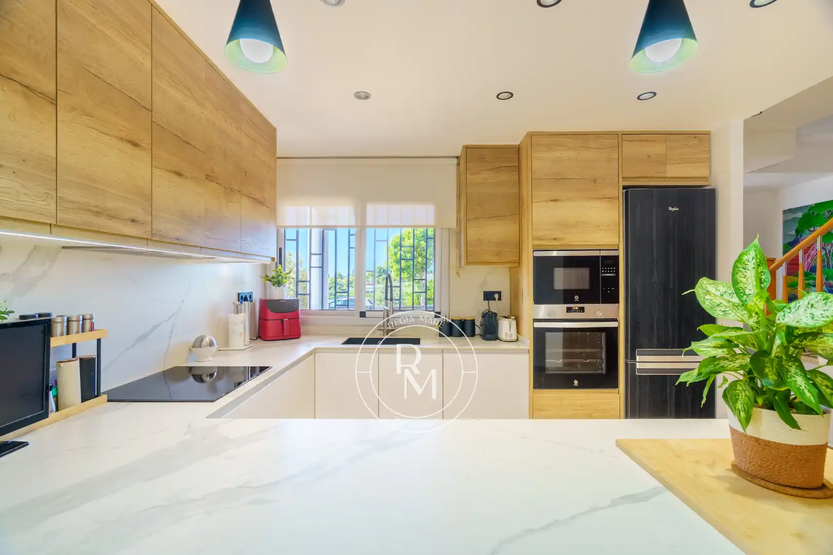 Cocina de Casa adosada en venta en Roda de Berà con Aire acondicionado, Calefacción y Jardín privado