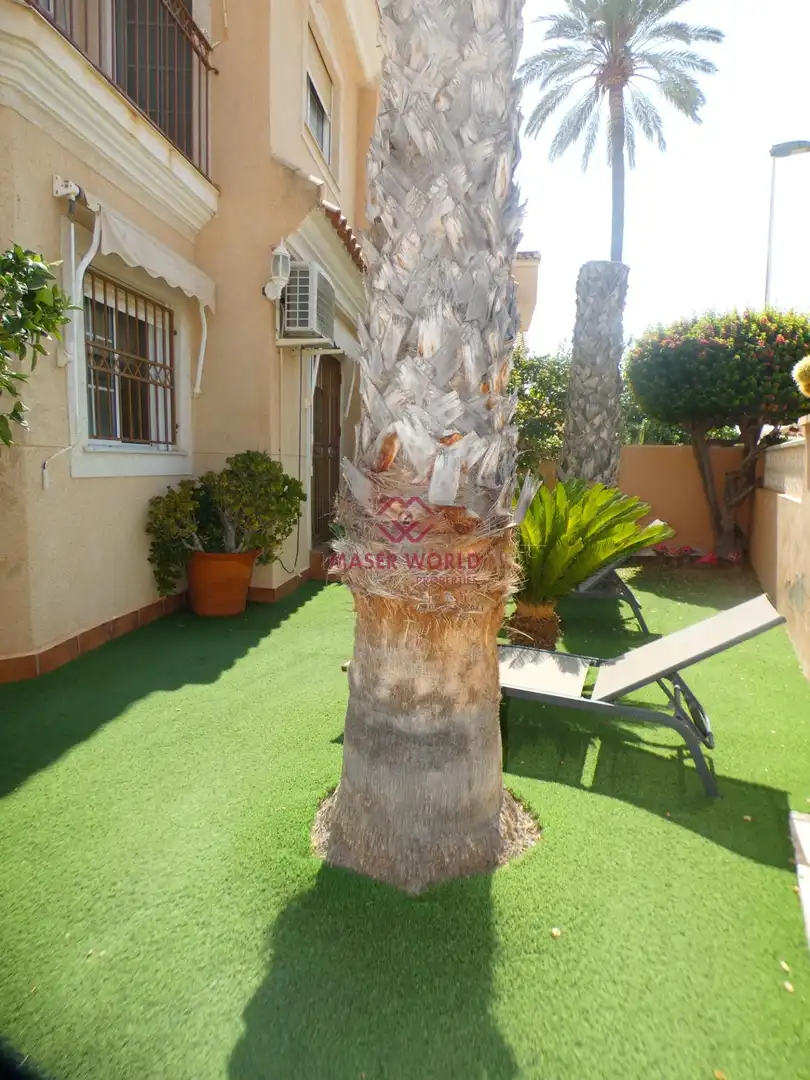 Garden of Duplexes for sale in Mazarrón  with Air Conditioner, Private garden and Terrace