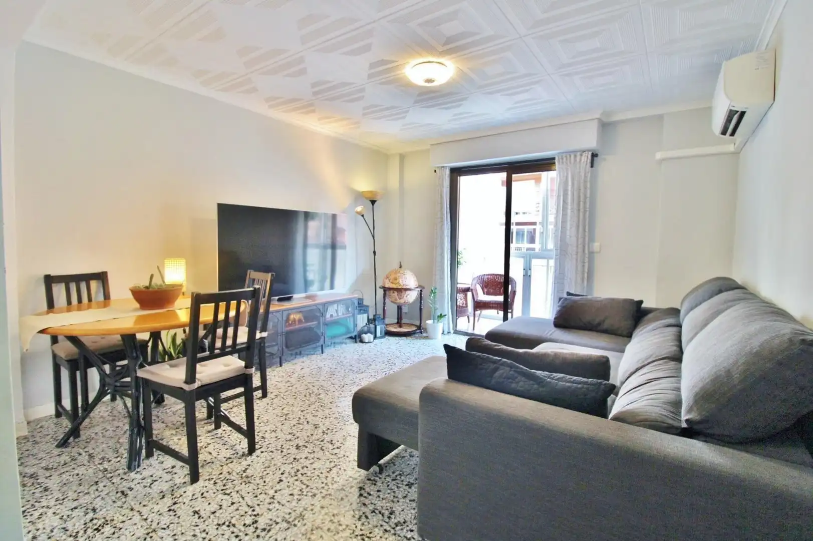Sala de estar de Piso en venta en Alicante / Alacant con Aire acondicionado, Calefacción y Terraza