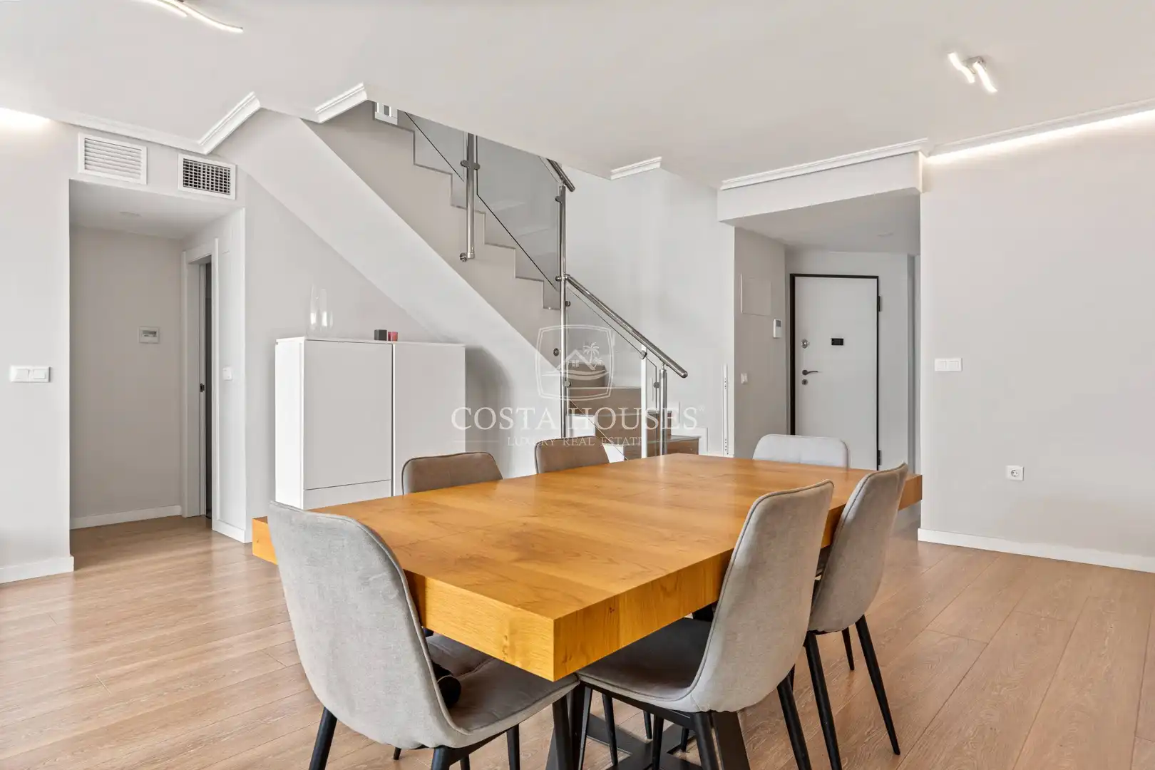 Dining room of Attic for sale in Benidorm  with Air Conditioner, Private garden and Terrace