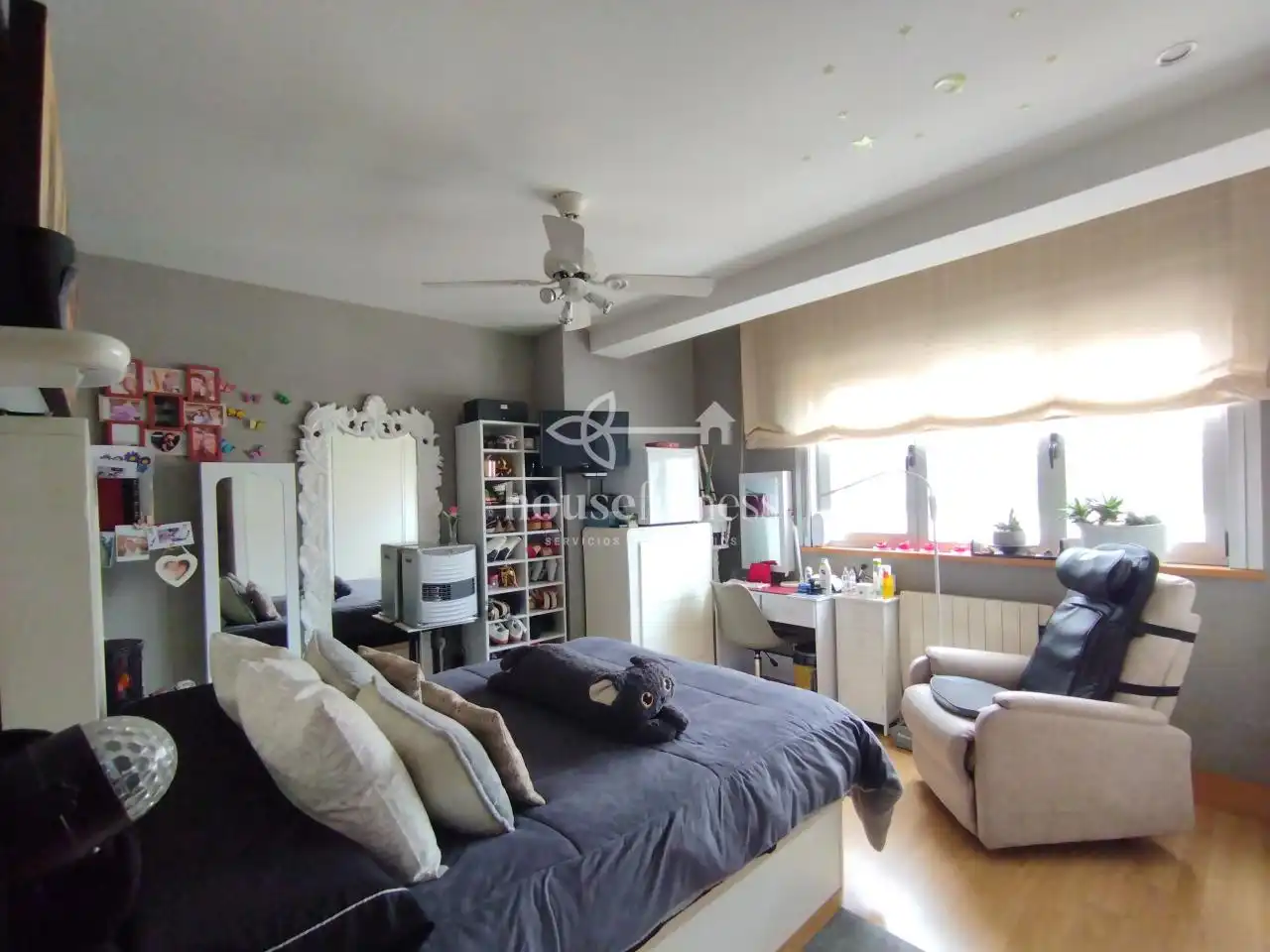 Schlafzimmer von Wohnung zum Verkauf in Ferrol mit Heizung, Abstellraum und Möbliert