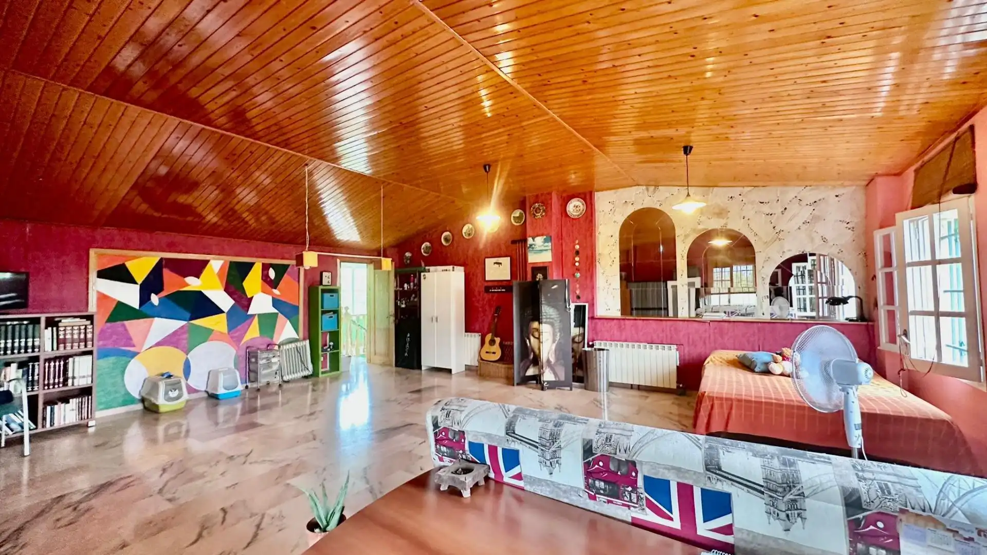 Sala de estar de Casa o chalet en venta en Vallmoll con Calefacción, Jardín privado y Terraza