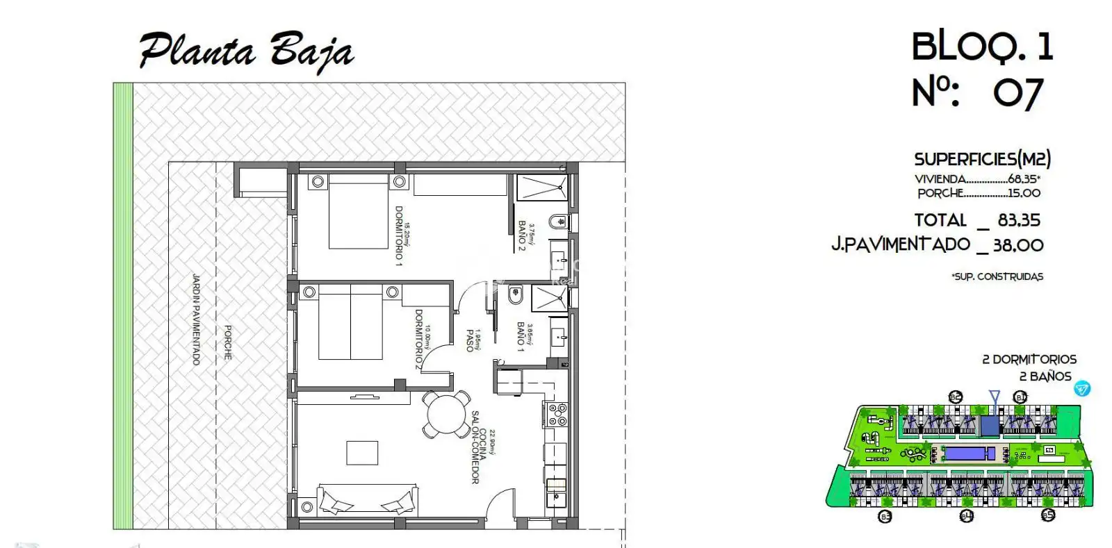 Penthouse with pool for sale in Algorfa, imagen 20