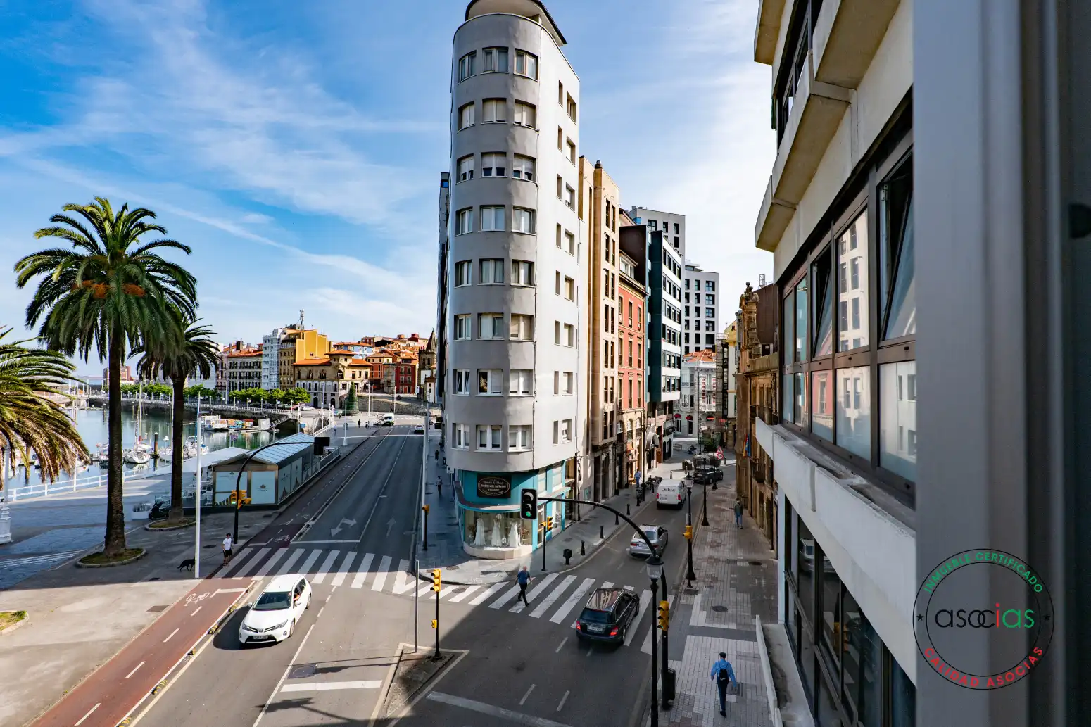 Vista exterior de Pis en venda en Gijón  amb Calefacció i Parquet