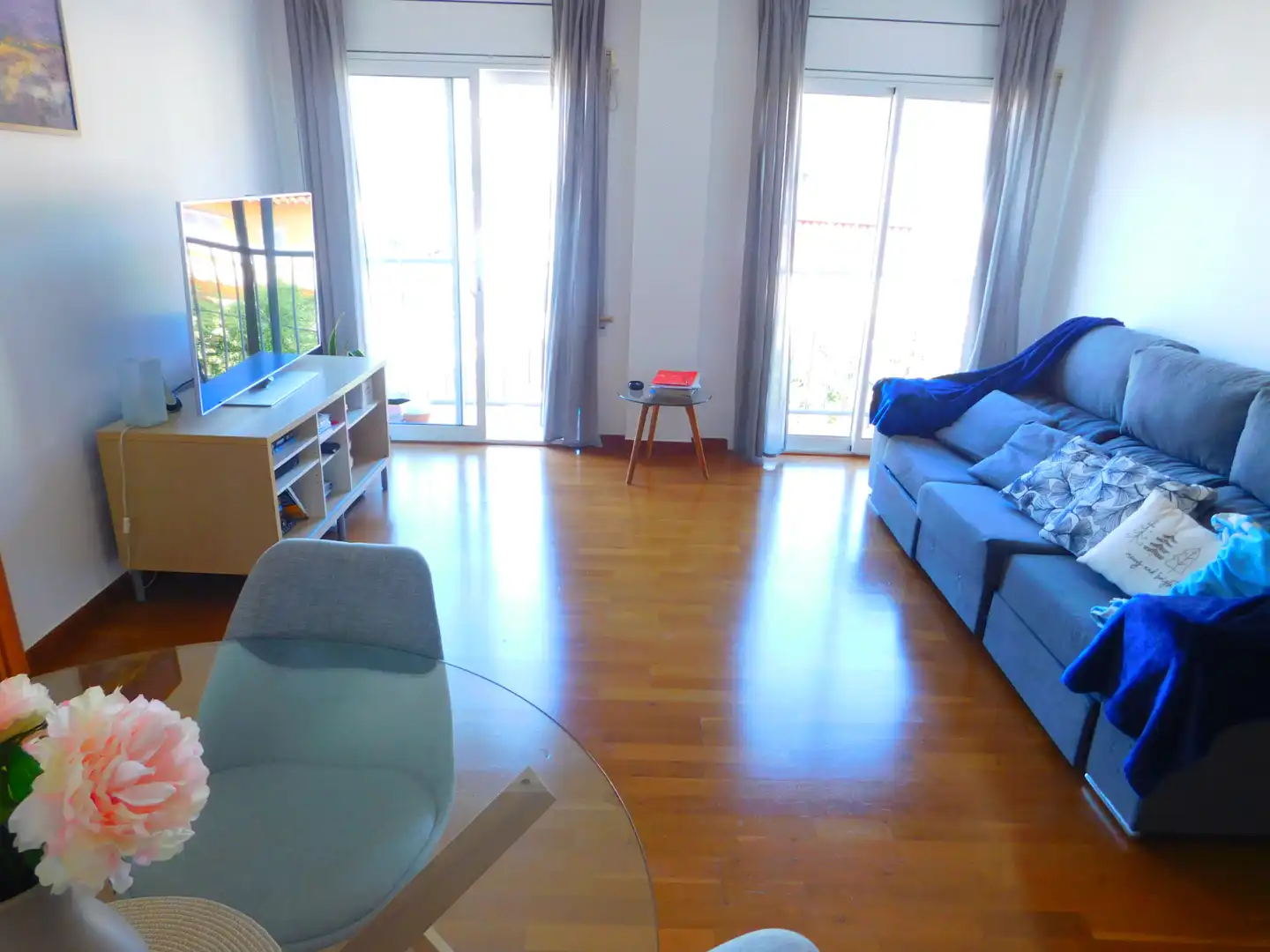 Sala d'estar de Pis en venda en Roses amb Aire condicionat, Parquet i Traster