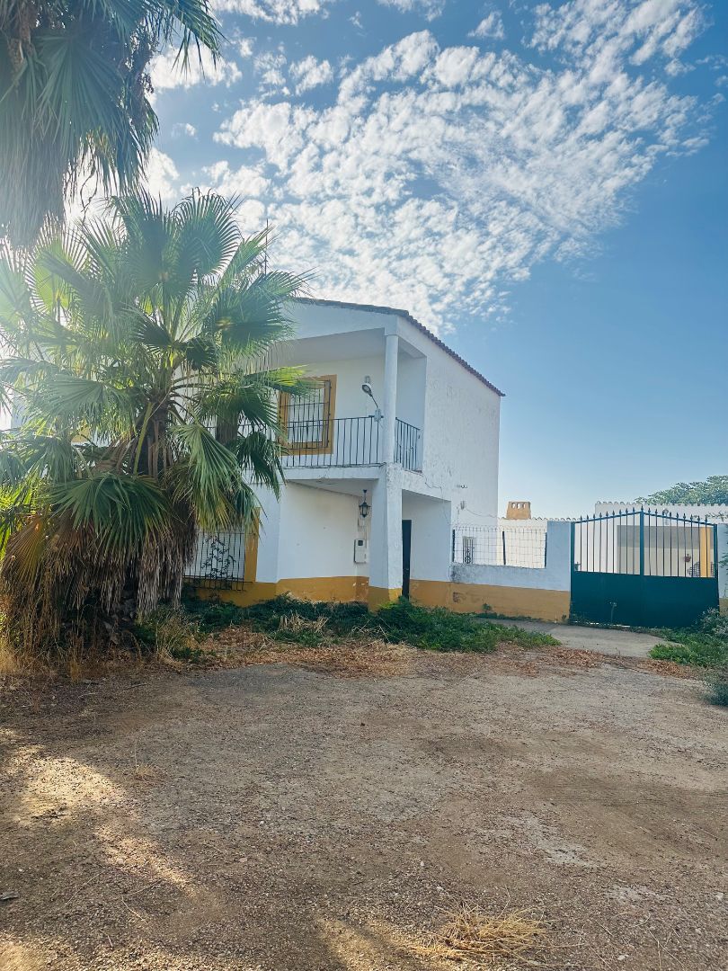 Vista exterior de Casa o xalet en venda en Badajoz Capital amb Terrassa, Traster i Moblat