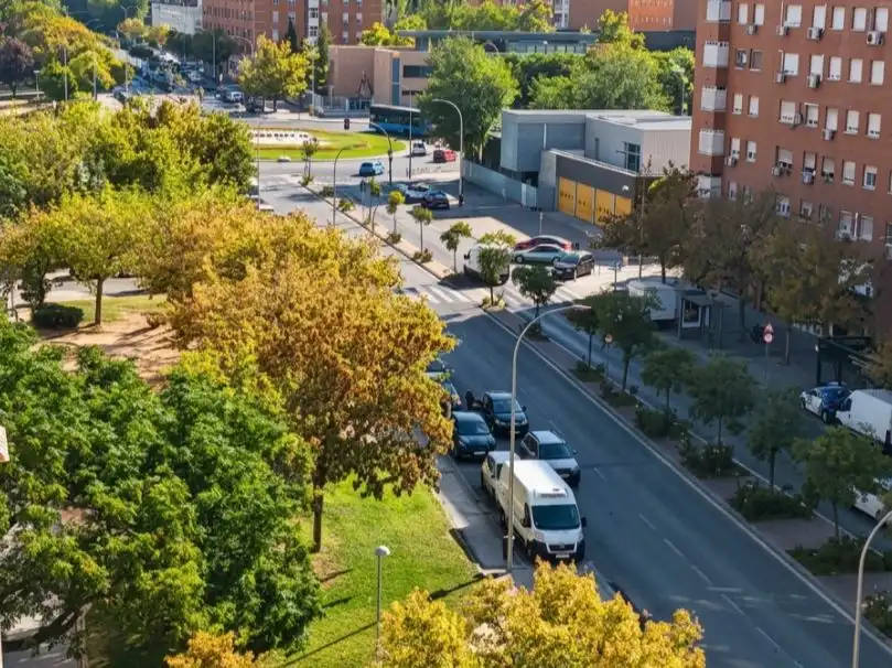 Vista exterior de Piso en venta en Villaverde