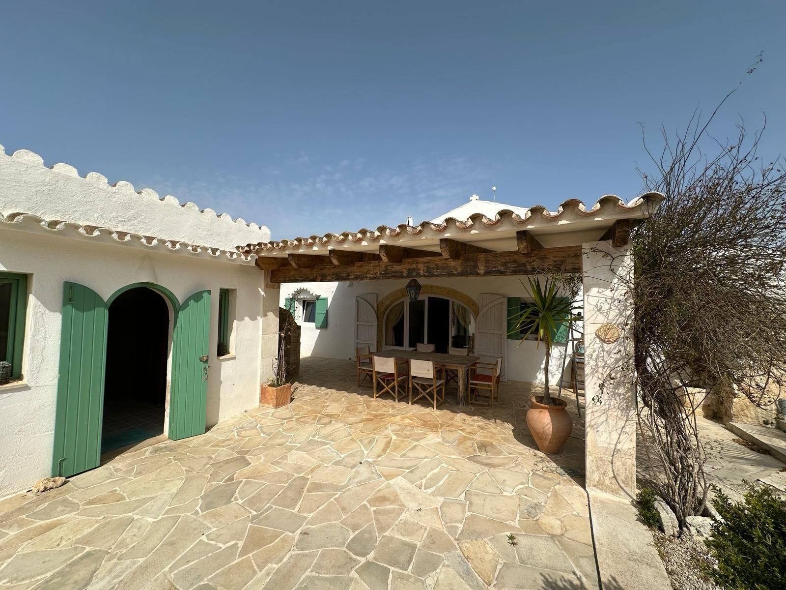 Exterior view of House or chalet for sale in Sant Lluís  with Private garden