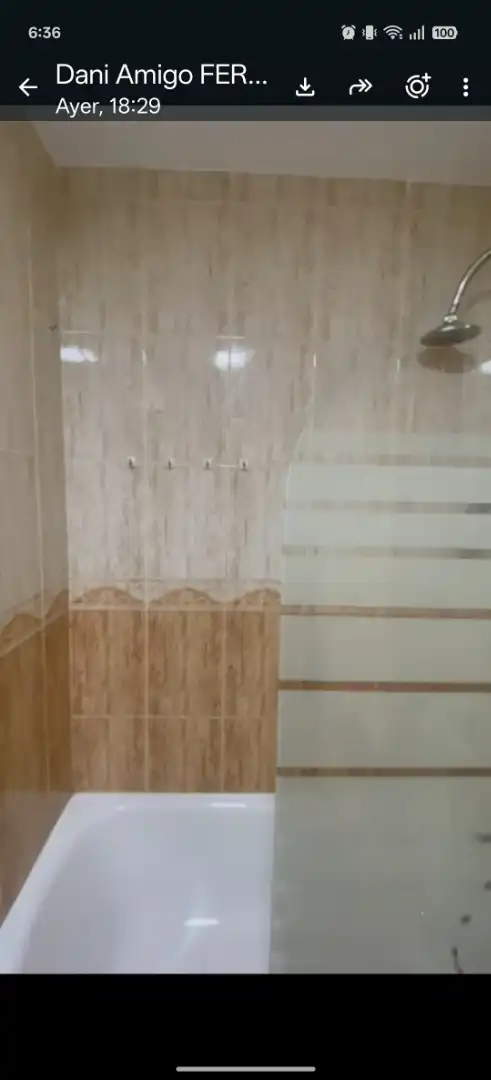 Bathroom of Flat for rent in Valmojado  with Heating, Oven and Washing machine