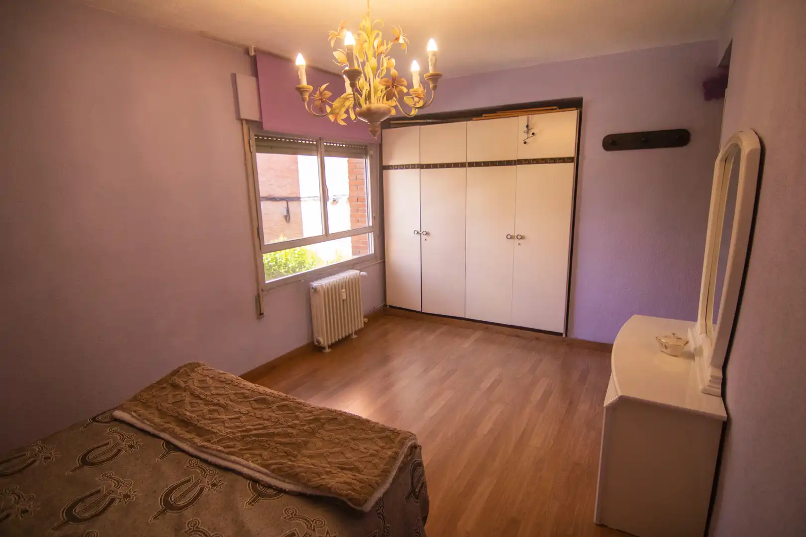 Schlafzimmer von Wohnung zum Verkauf in Madrid mit Heizung, Terrasse und Möbliert
