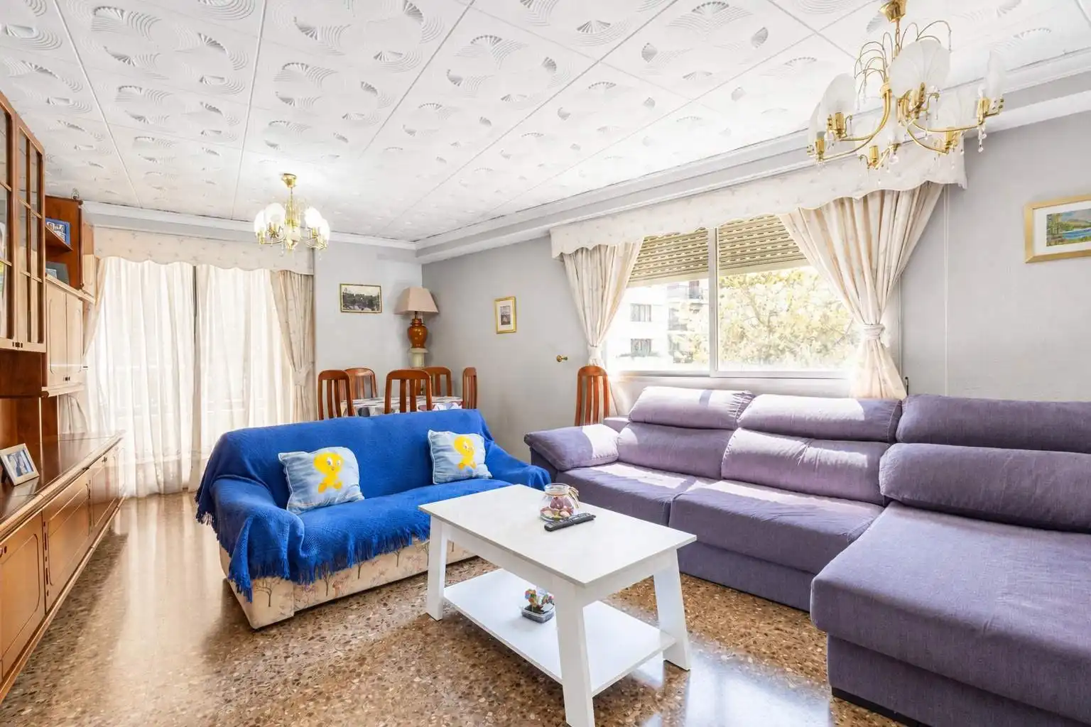 Wohnzimmer von Wohnung zum Verkauf in Gandia mit Balkon
