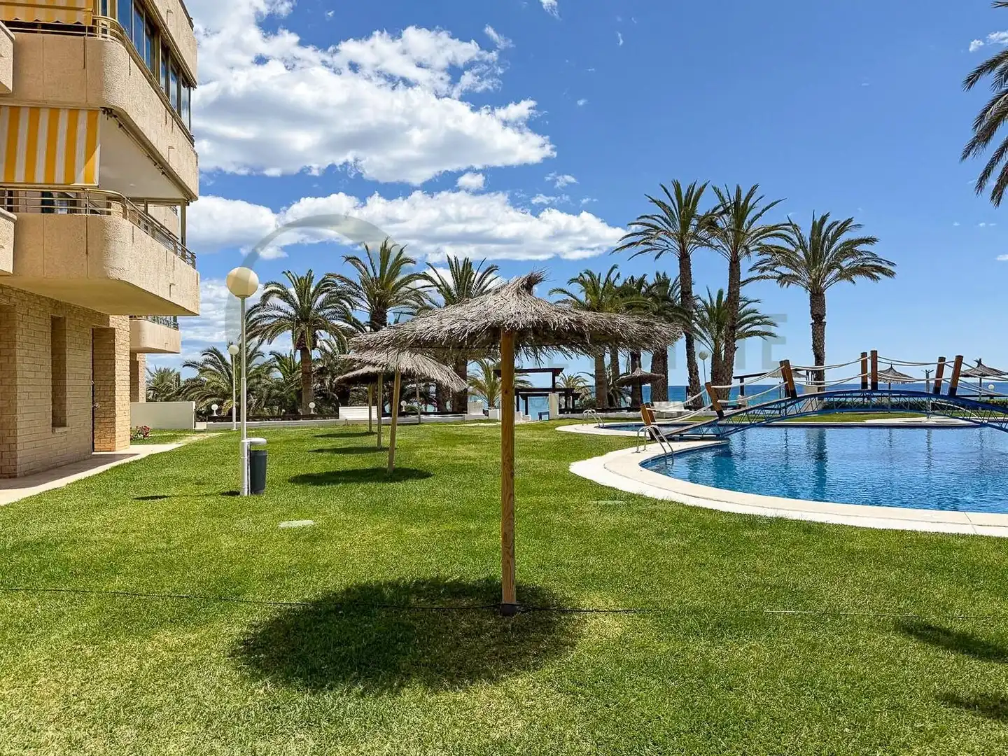 Swimming pool of Flat for sale in El Campello  with Air Conditioner, Heating and Private garden