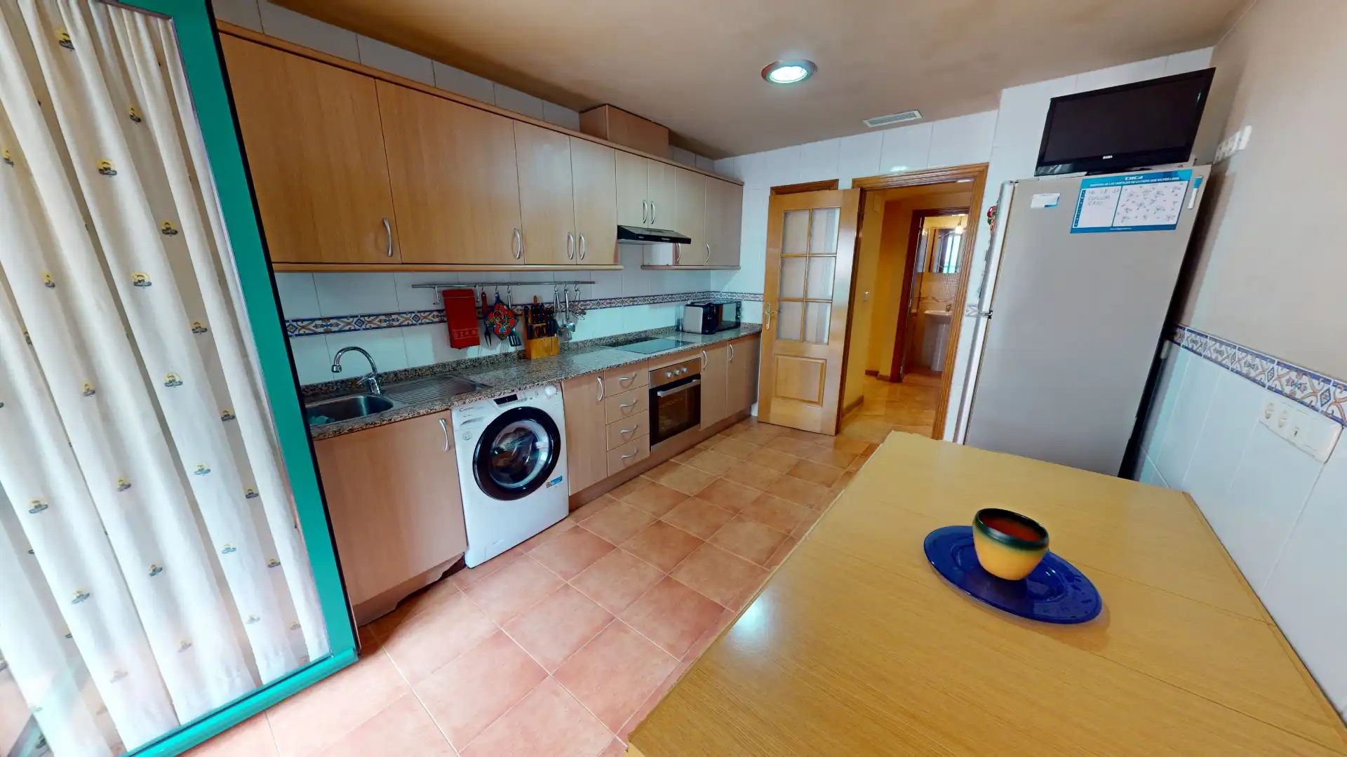 Kitchen of Flat for sale in El Campello  with Air Conditioner, Storage room and Furnished