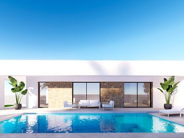 Xalet amb piscina en venda a Finestrat Pueblo