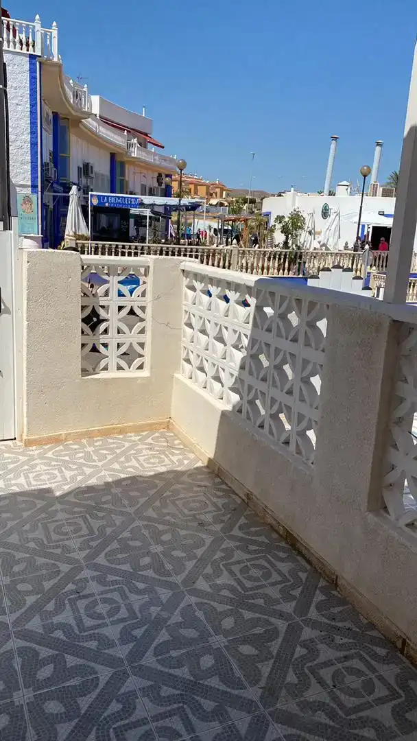 Terrassa de Dúplex de lloguer en Mazarrón amb Aire condicionat, Moblat i Forn