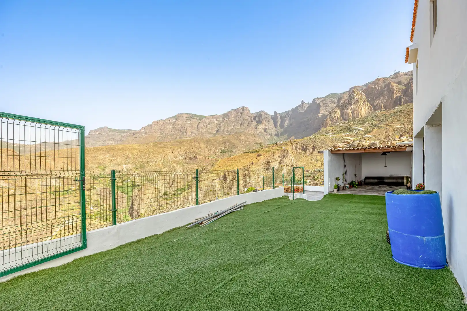 Terrassa de Casa o xalet en venda en San Bartolomé de Tirajana amb Aire condicionat, Jardí privat i Terrassa