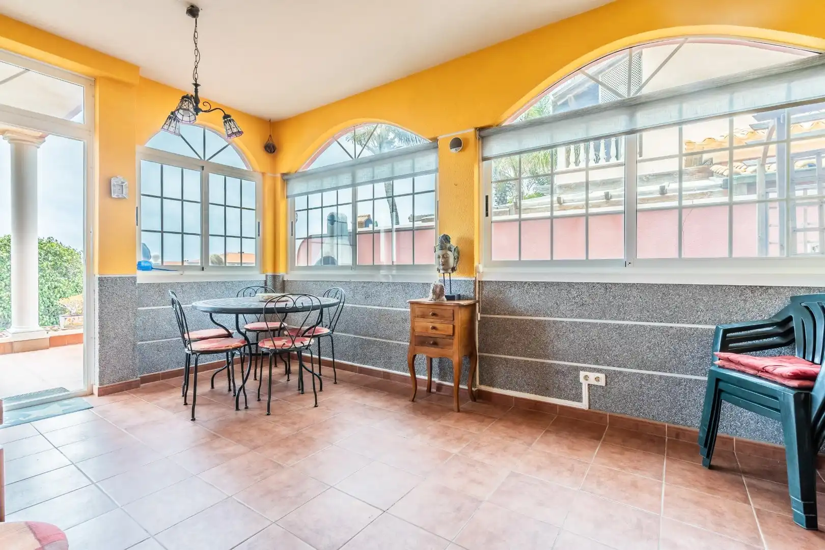 Terraza de Casa adosada de alquiler en Granadilla de Abona con Jardín privado, Terraza y Balcón
