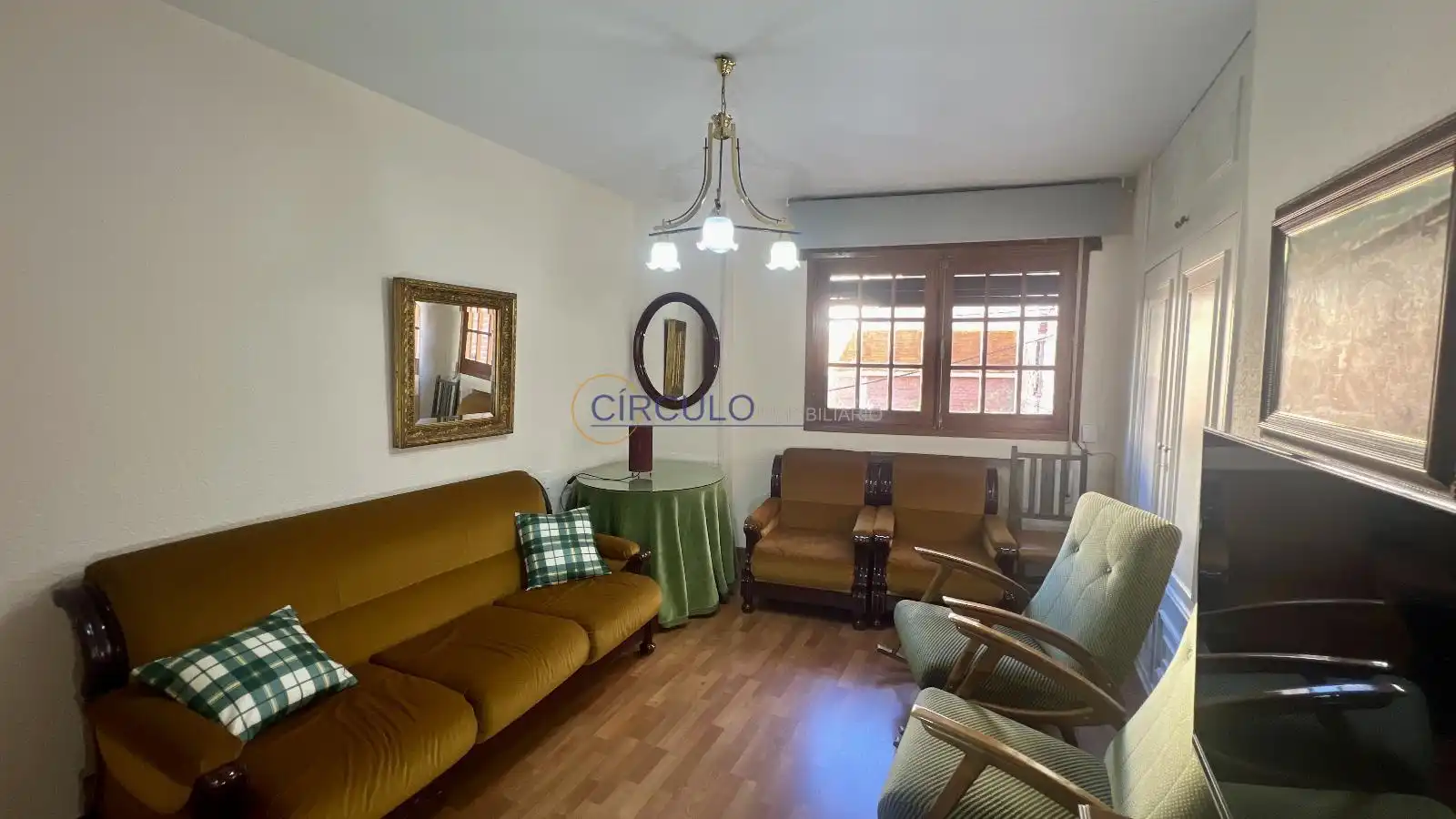 Sala de estar de Piso en venta en Lorca con Calefacción, Trastero y Amueblado