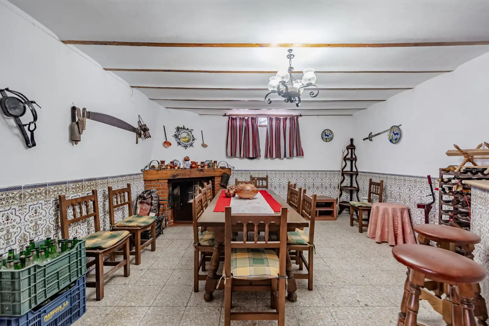 Dining room of Houses for sale in Madrid  with Heating, Private garden and Terrace