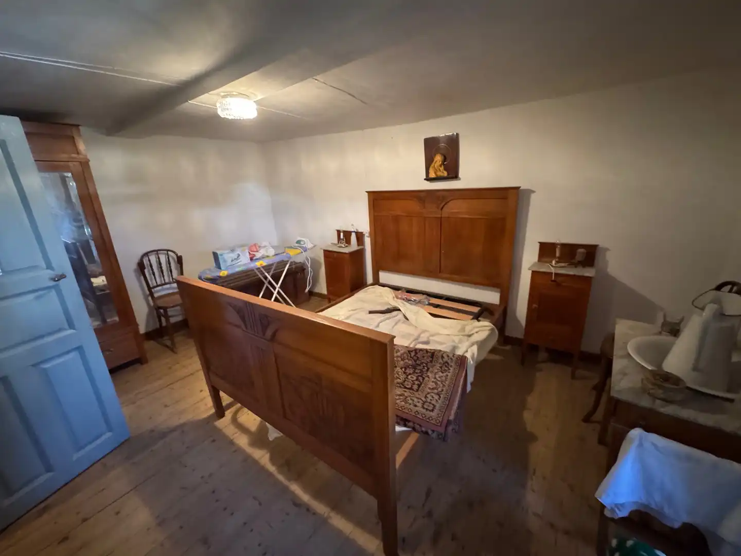Habitación de Finca rústica en venta en Osorno la Mayor con Parquet, Trastero y Amueblado