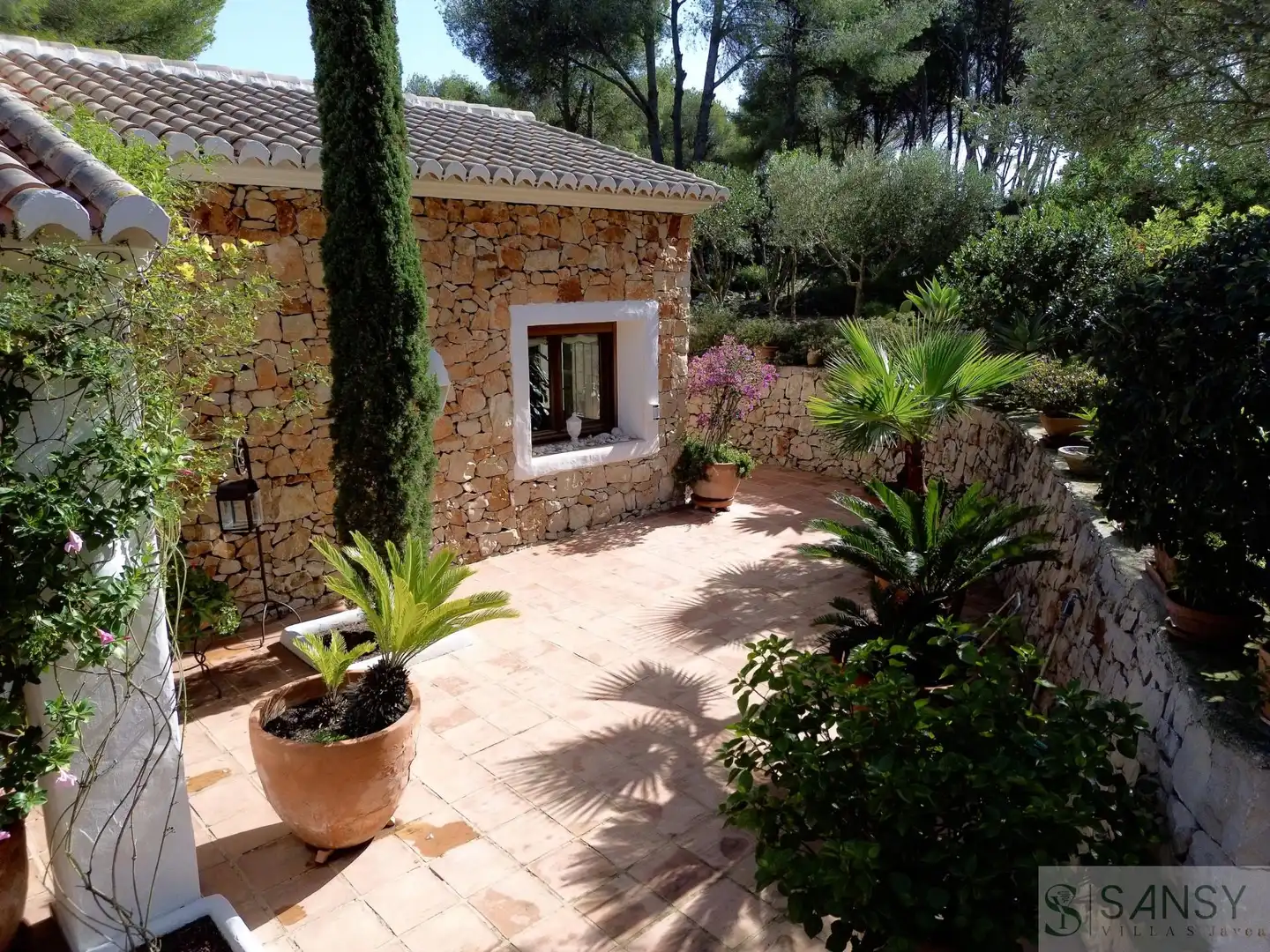 Garden of Houses for sale in Jávea / Xàbia  with Air Conditioner, Heating and Terrace