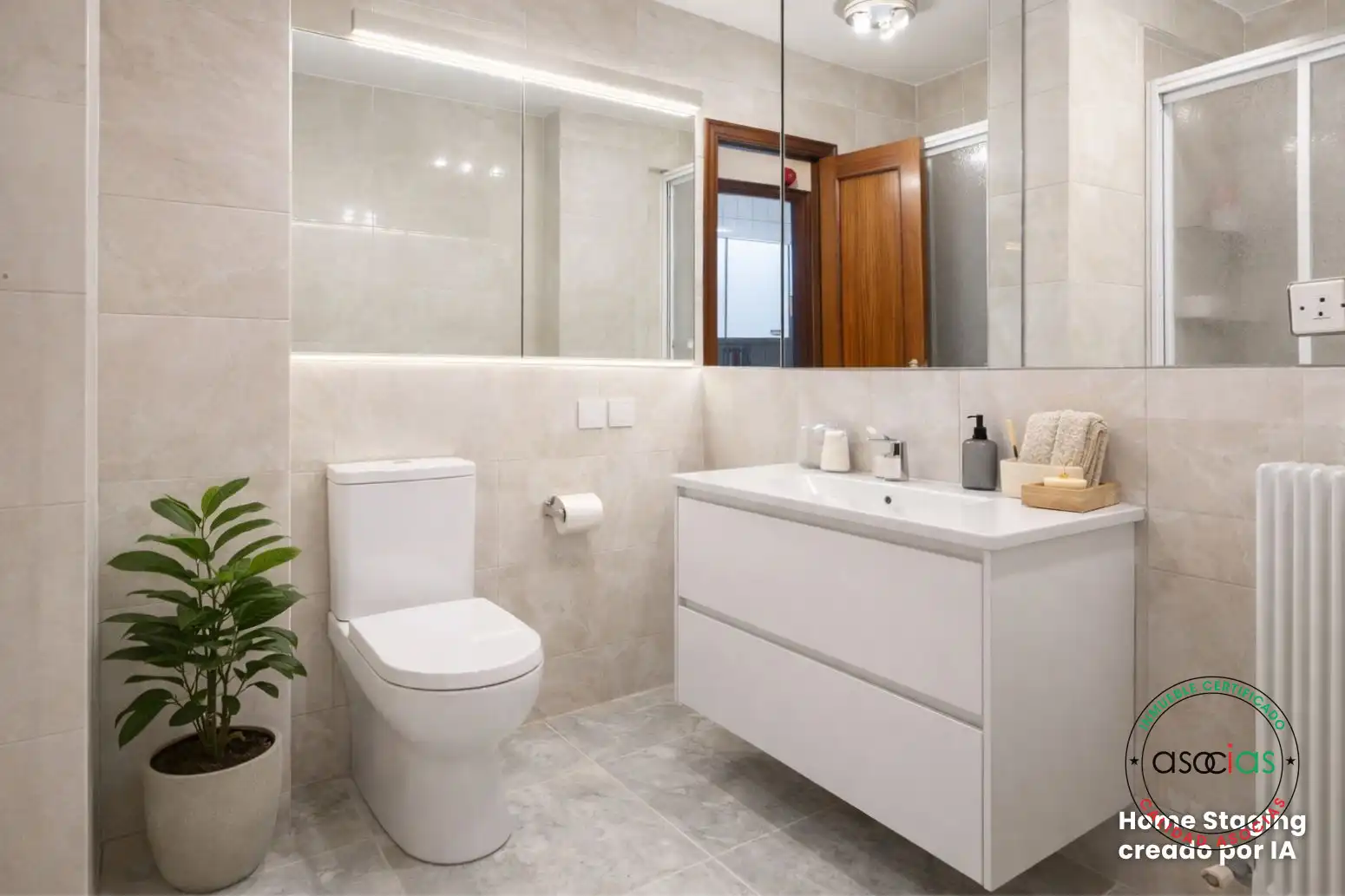 Baño de Piso en venta en Gijón  con Calefacción, Parquet y Terraza